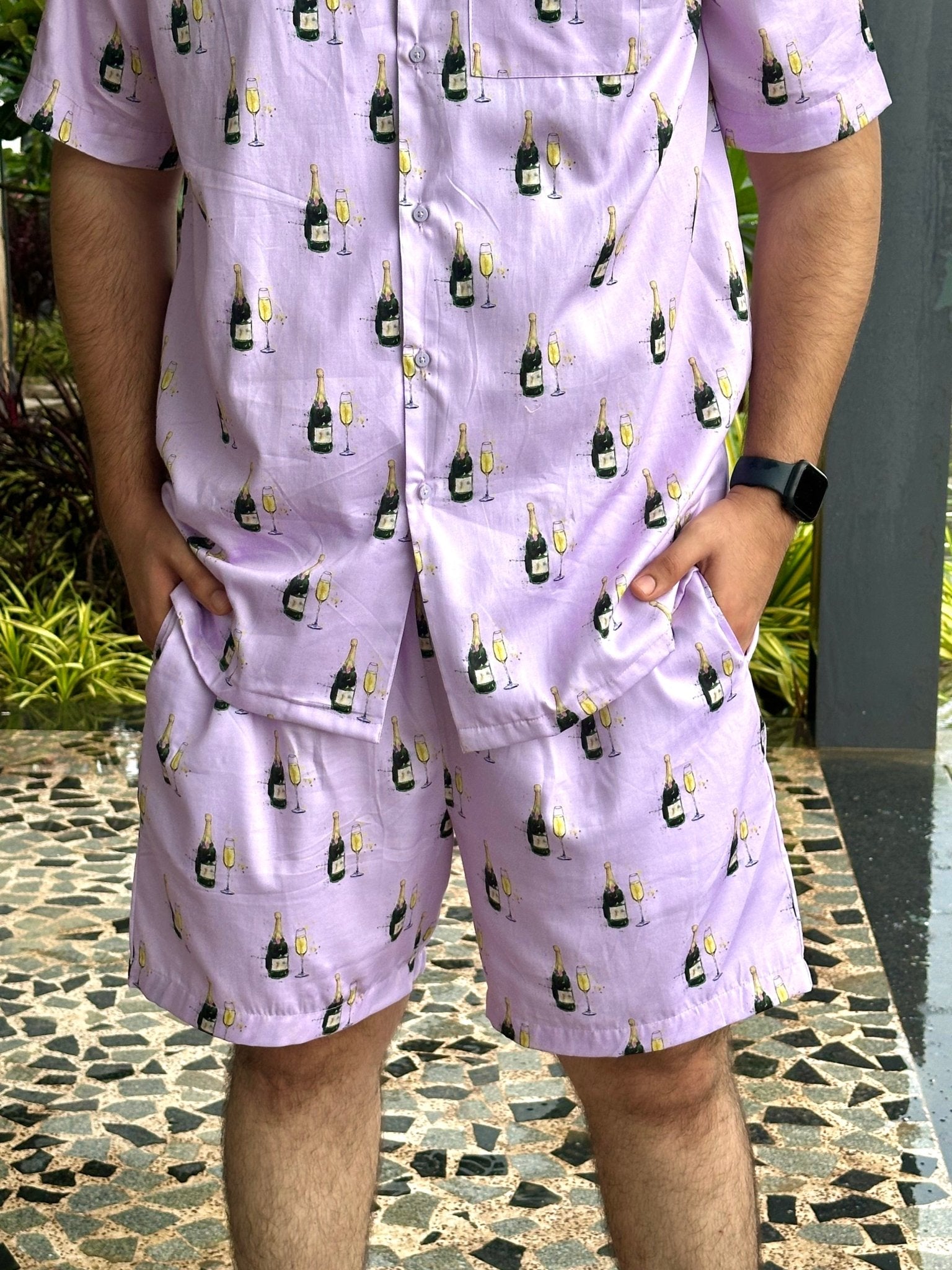 Champagne Co-Ord Set for Men - Comfy Nights