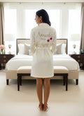 Creamy White Personalise Robe + Slippers | Prepaid Orders Only - Comfy Nights