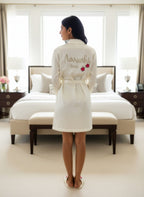 Creamy White Personalise Robe + Slippers | Prepaid Orders Only - Comfy Nights