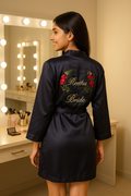 Navy Blue Personalise Robe  | Prepaid Orders Only