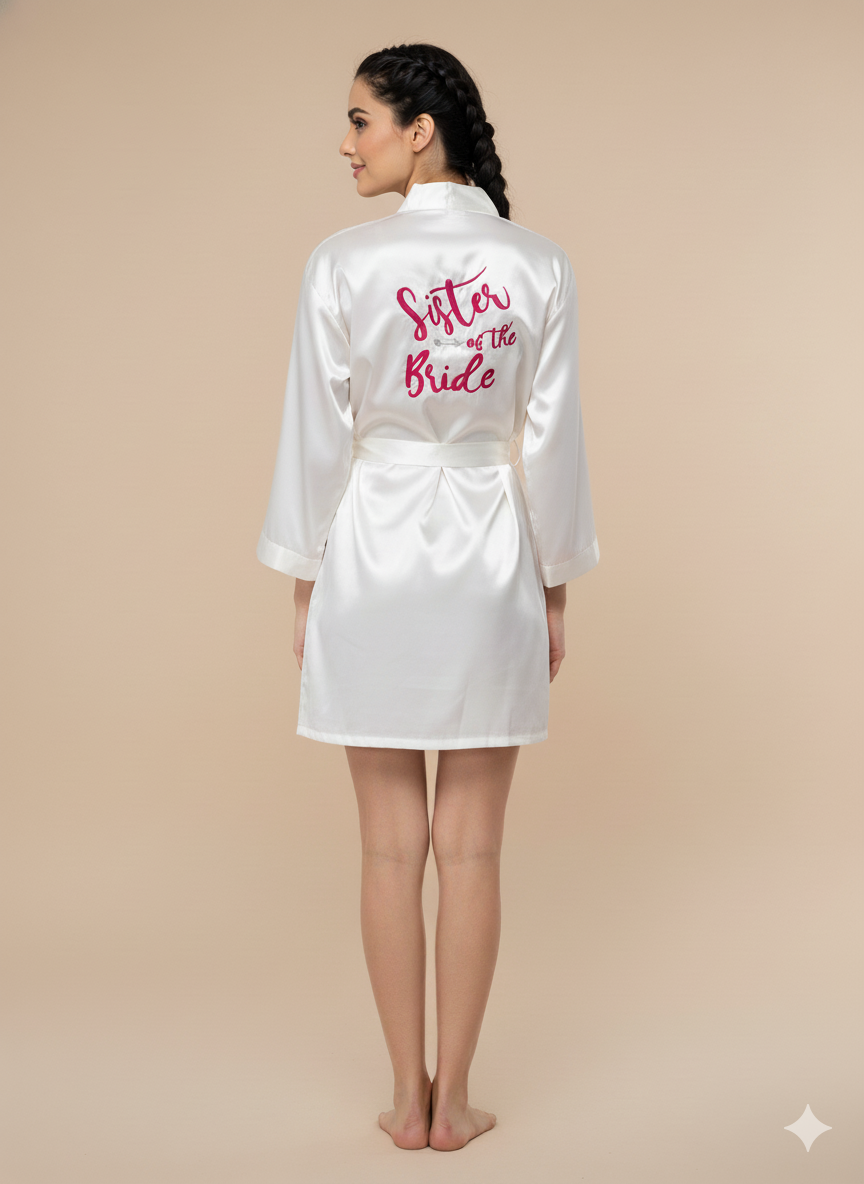 Sister of the Bride Robe  | Prepaid Orders Only