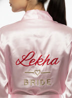 Baby Pink Personalise Robe  | Prepaid Orders Only