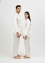 Load image into Gallery viewer, White Satin Couple Set  | Prepaid Orders Only
