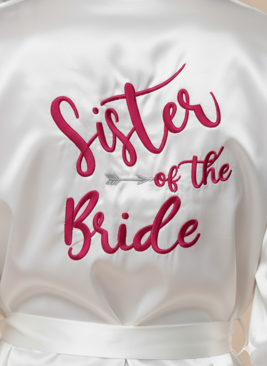 Sister of the Bride Robe  | Prepaid Orders Only