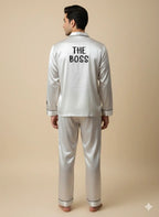 The Boss & The real Boss Satin Couple Set  | Prepaid Orders Only