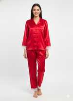 Load image into Gallery viewer, Bride I Found My Lobster Satin Pj Set  | Prepaid Orders Only
