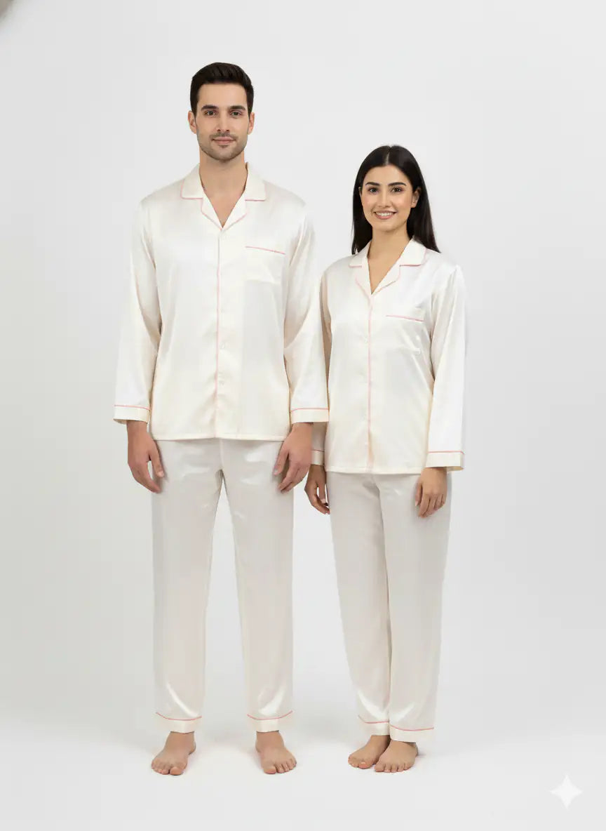 The Boss & The real Boss Satin Couple Set  | Prepaid Orders Only