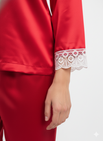 Load image into Gallery viewer, The One Where She Gets Married Satin Pj Set  | Prepaid Orders Only
