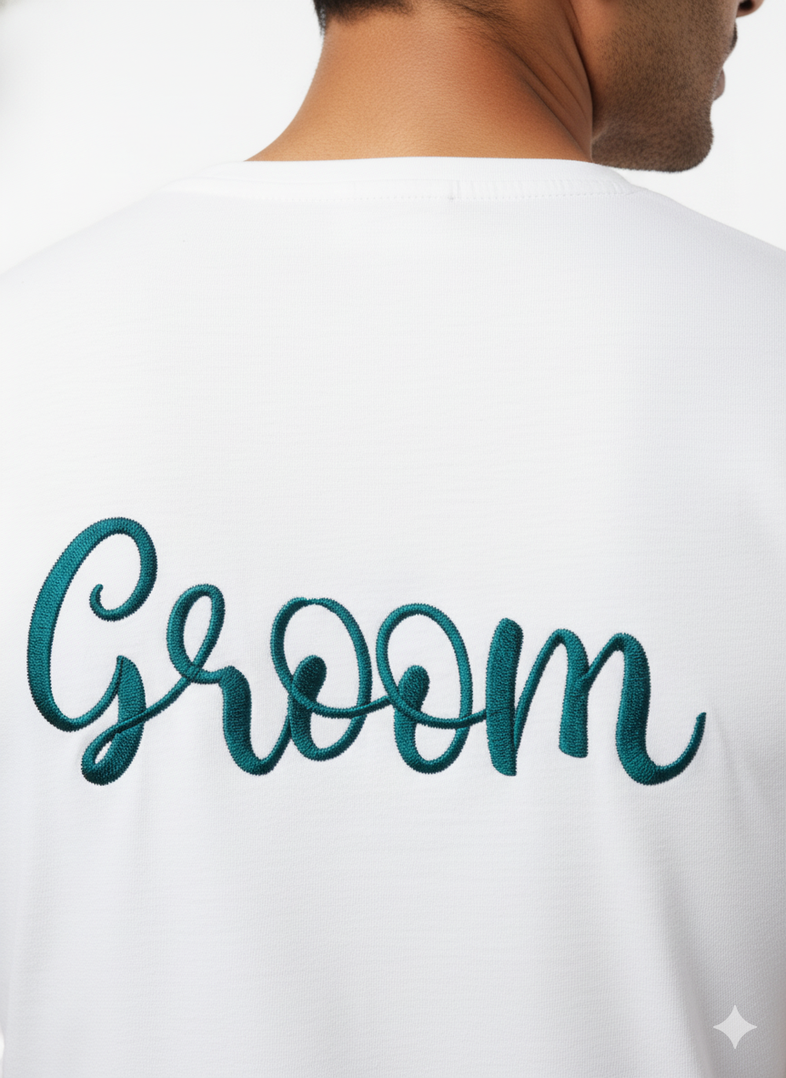 White Groom T-shirt