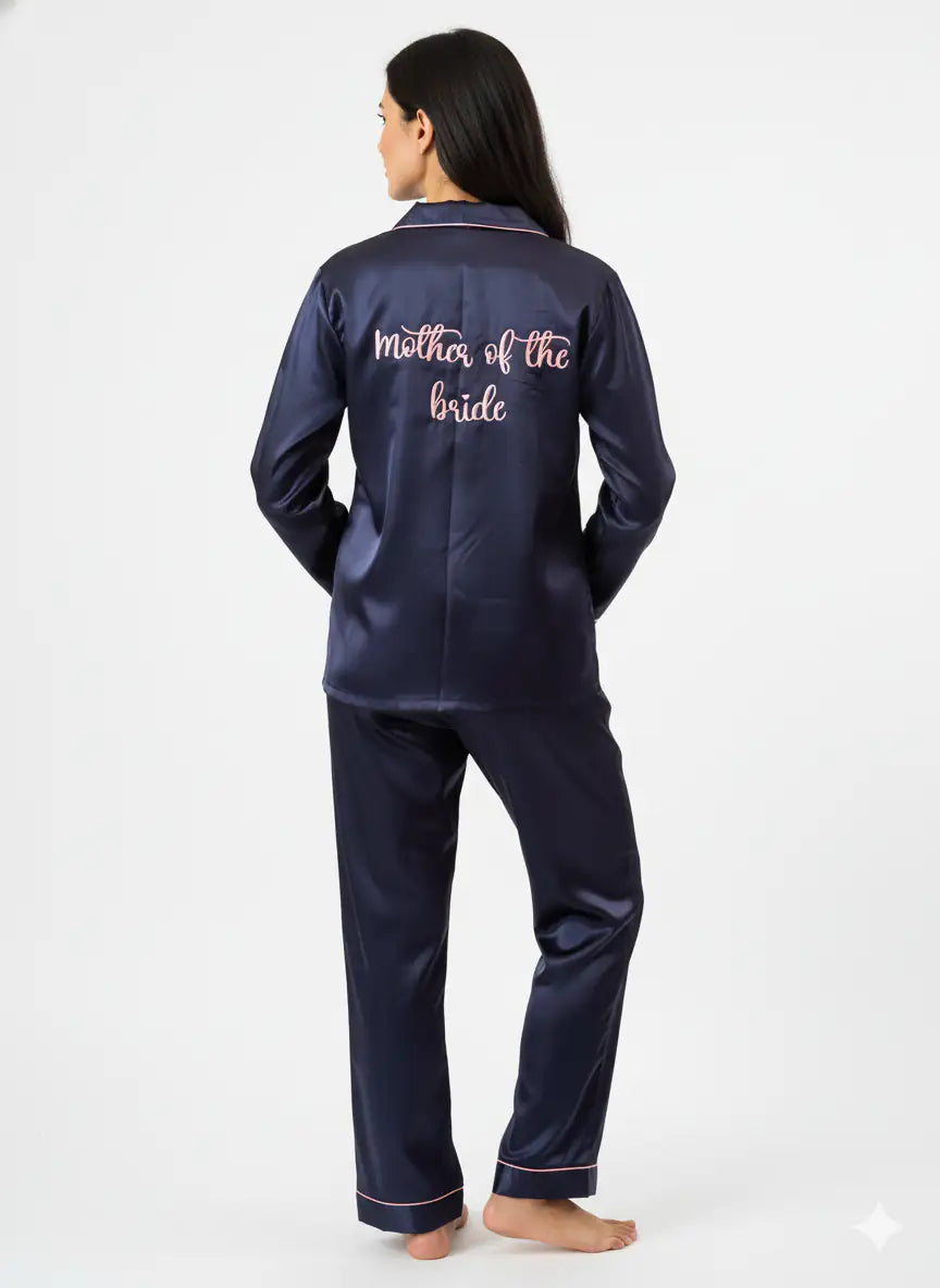 Mother of the Bride Satin Pj Set  | Prepaid Orders Only