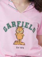 Pink Garfield Comfy Tee + Pj Set