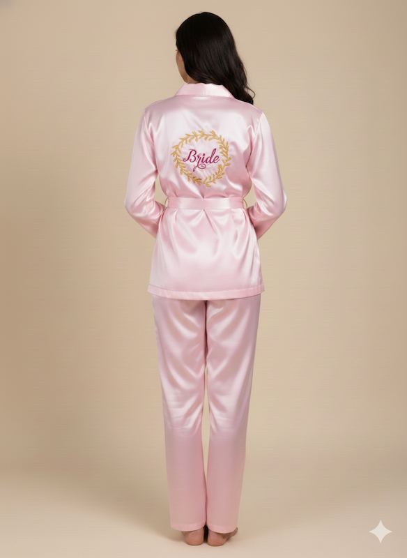 Bride's Robe+ Pj  | Prepaid Orders Only
