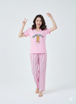 Load image into Gallery viewer, Pink Garfield Comfy Tee + Pj Set
