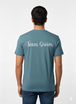 Load image into Gallery viewer, Teal Team Groom T-shirt
