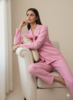 Load image into Gallery viewer, Checked Hearts Pj Set
