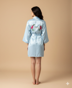 Powder Blue Personalise Robe  | Prepaid Orders Only