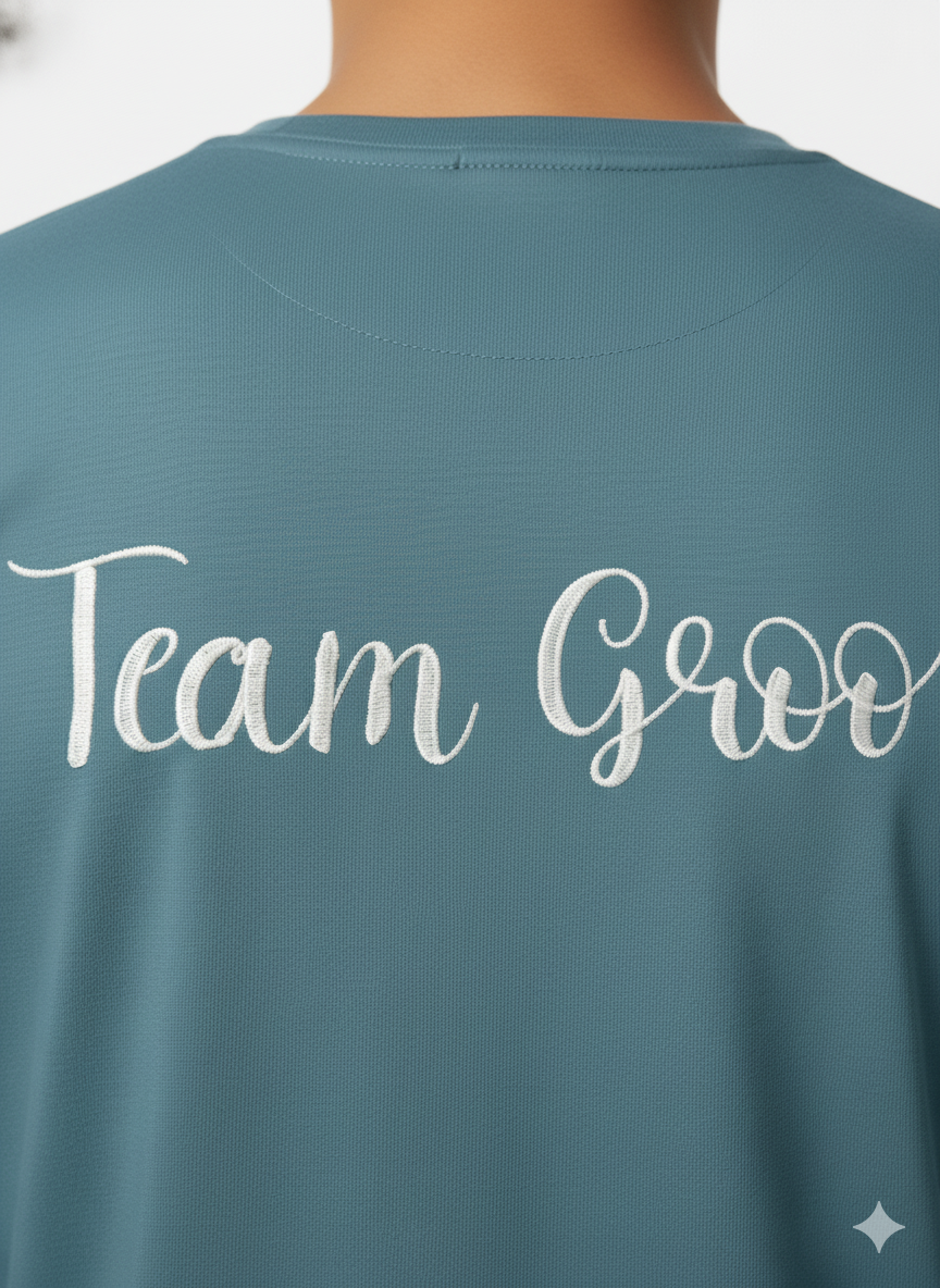 Teal Team Groom T-shirt