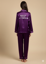 Load image into Gallery viewer, Purple Bride I Found My Lobster Satin Pj Set  | Prepaid Orders Only
