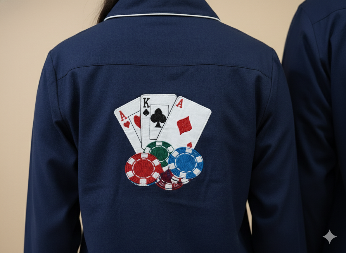 Poker Theme Couple Pj Set  | Prepaid Orders Only