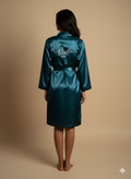 Teal Personalise Robe  | Prepaid Orders Only