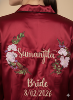 Personalised Maroon Couple Set  | Prepaid Orders Only