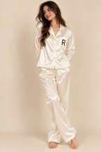 Satin Personalise Pocket Pj Set  | Prepaid Orders Only