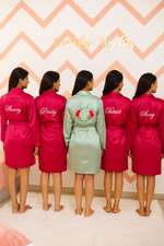 Load image into Gallery viewer, 5 Bridesmaid + 1 Bride Robes for Bachelorette (3)   | Prepaid Orders Only
