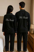 Black Cotton Couple Set  | Prepaid Orders Only
