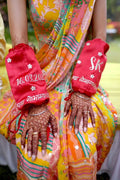 Floral Red Chooda Cover | Prepaid Orders Only - Comfy Nights