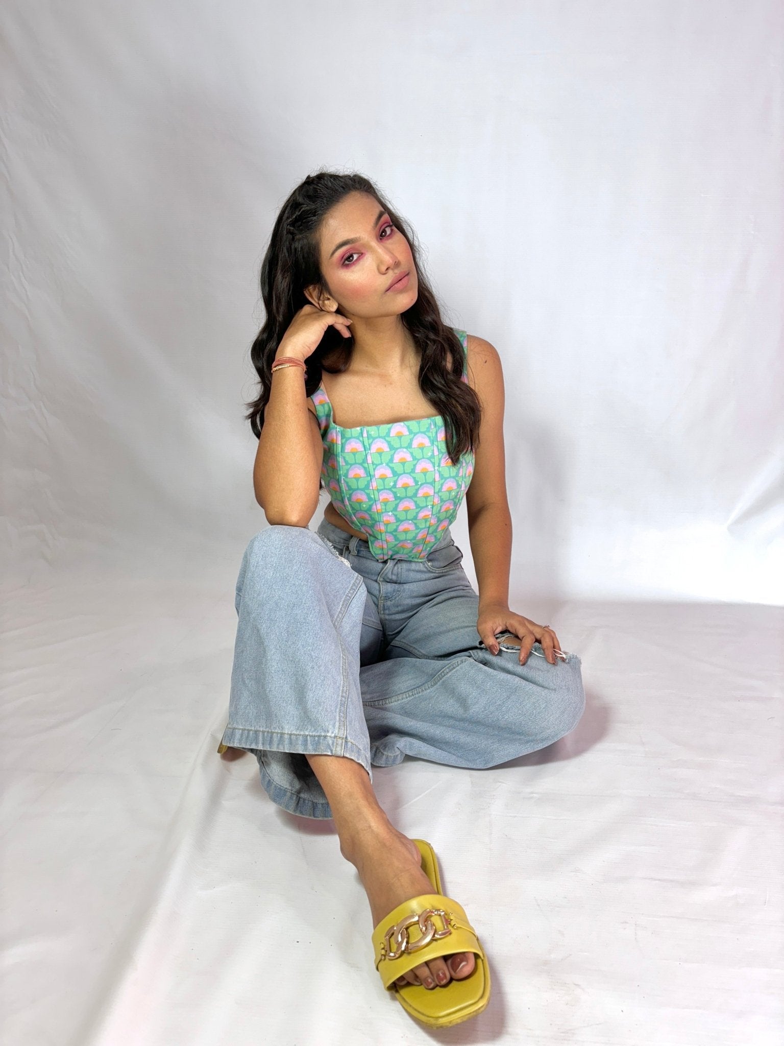 Flowers Bucket | Corset | Sizzling Collection - Comfy Nights