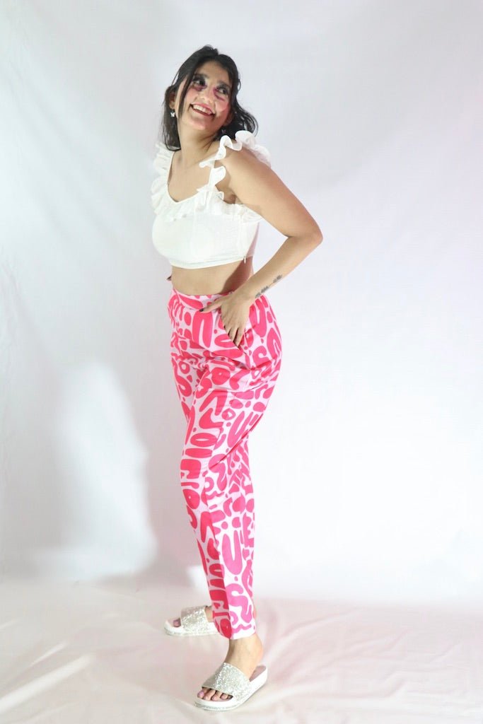 Frills & Lilac Vibe Co-Ord Set - Comfy Nights