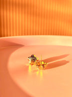 Golden bloom studs Earrings - Comfy Nights
