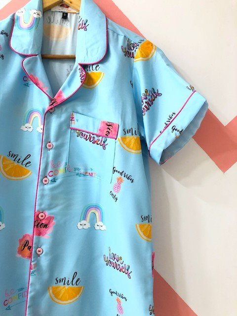 Good Vibes Pj Set - Comfy Nights