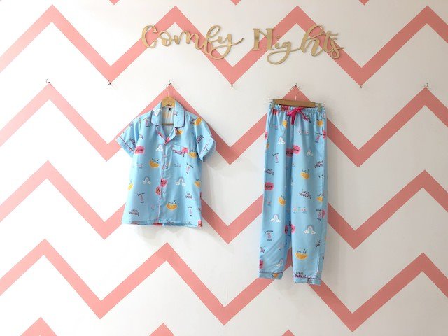 Good Vibes Pj Set - Comfy Nights