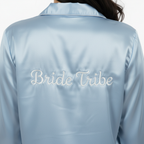 Powder Blue Personalise Satin Pj Set