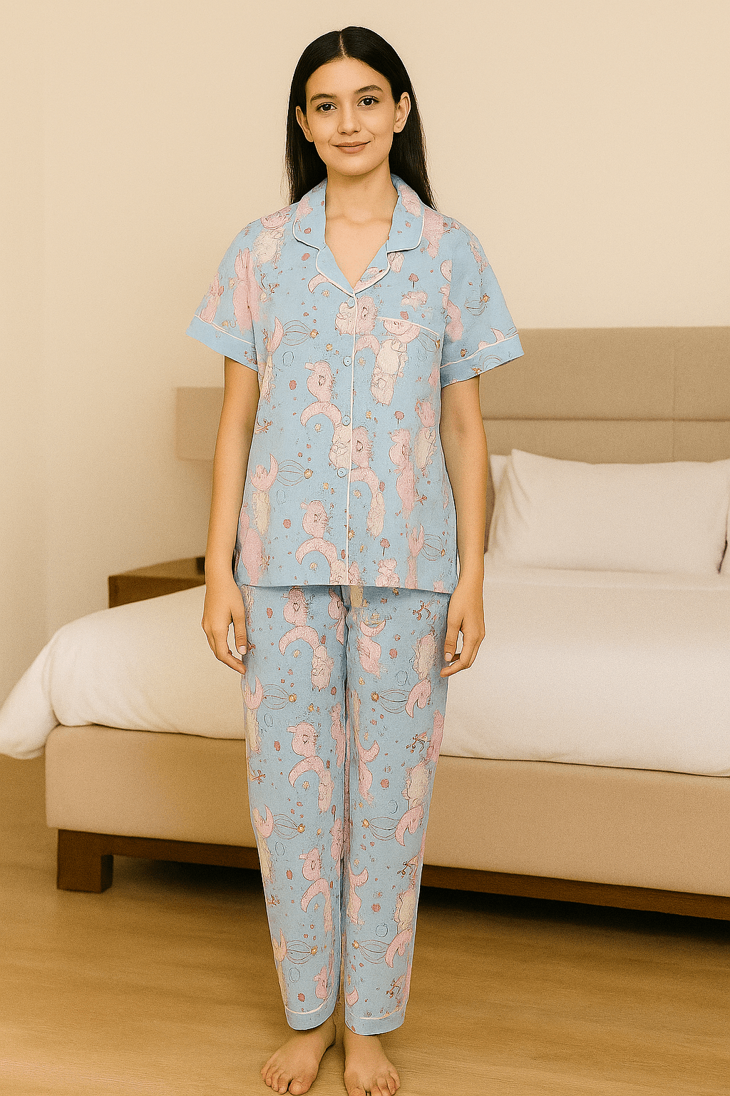 Moon and Stars Pj Set - Comfy Nights