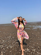Multi dots Personalise Robe Set | Prepaid Orders Only - Comfy Nights