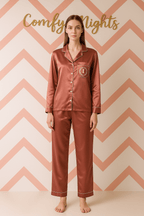 Old Rose Gold Robe + Pj Set | Prepaid Orders Only - Comfy Nights