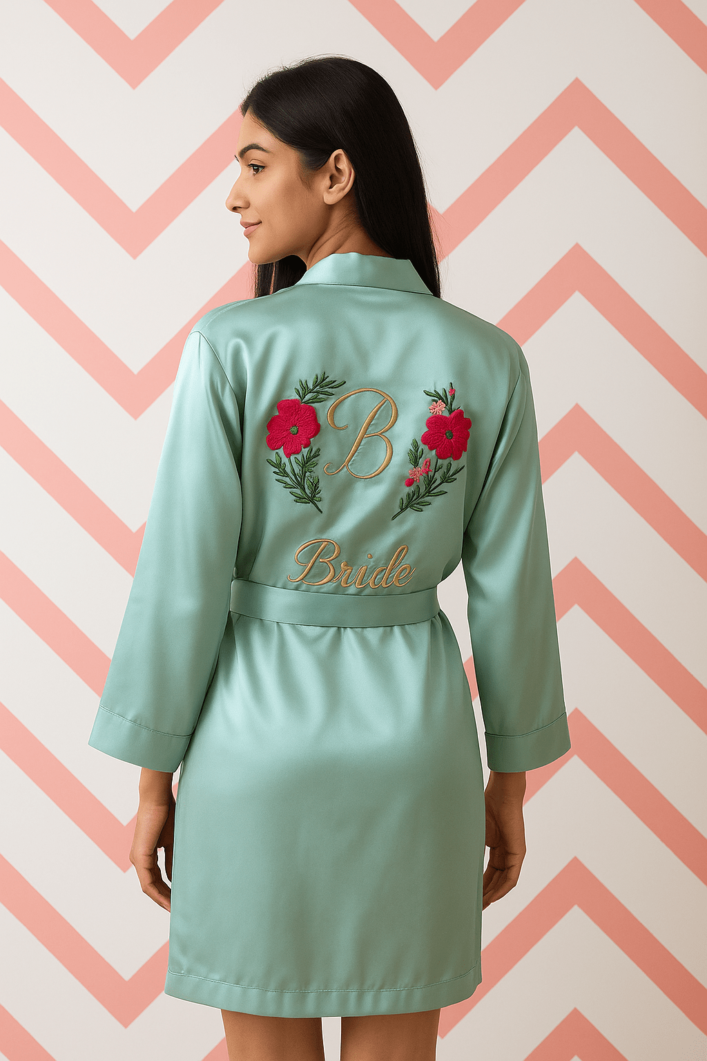 Pastel Green Personalise Robe | Prepaid Orders Only - Comfy Nights