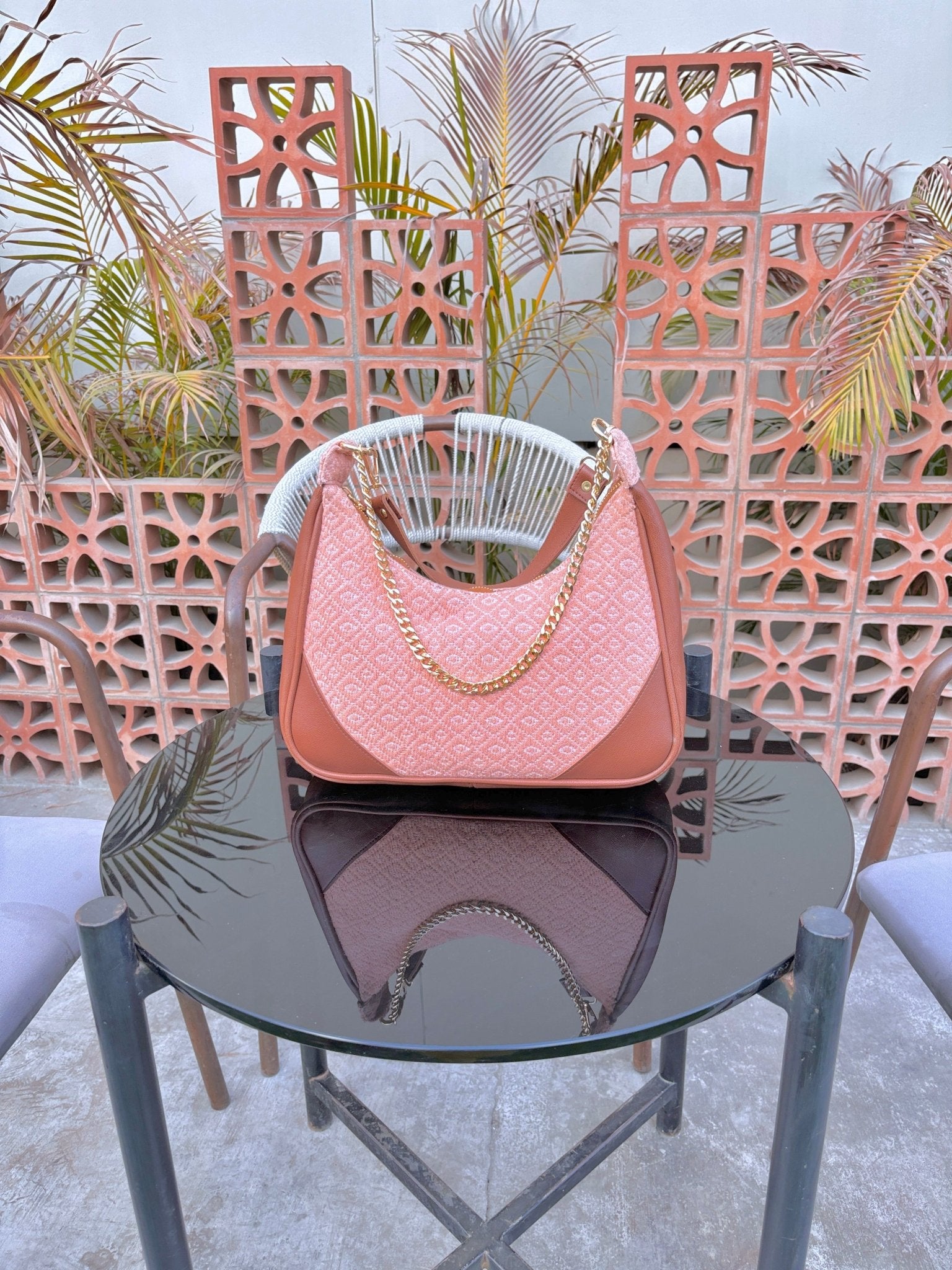 Peach Love Crescent Bag - Comfy Nights