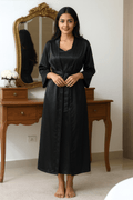 Personalise Satin Robe + Camisole + Shorts | Prepaid Orders Only - Comfy Nights