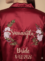 Personalised Maroon Couple Set | Prepaid Orders Only - Comfy Nights