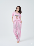 Pink Garfield Comfy Tee + Pj Set - Comfy Nights