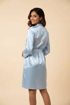 Powder Blue Personalise Robe - Comfy Nights