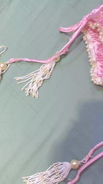 Load and play video in Gallery viewer, Handworked Baby Pink Chooda Cover   | Prepaid Orders Only
