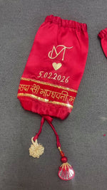 Load and play video in Gallery viewer, Red Lace Chooda Cover  | Prepaid Orders Only
