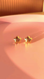 Golden bloom studs Earrings