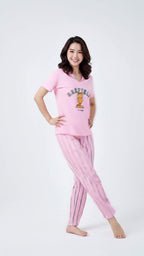 Pink Garfield Comfy Tee + Pj Set