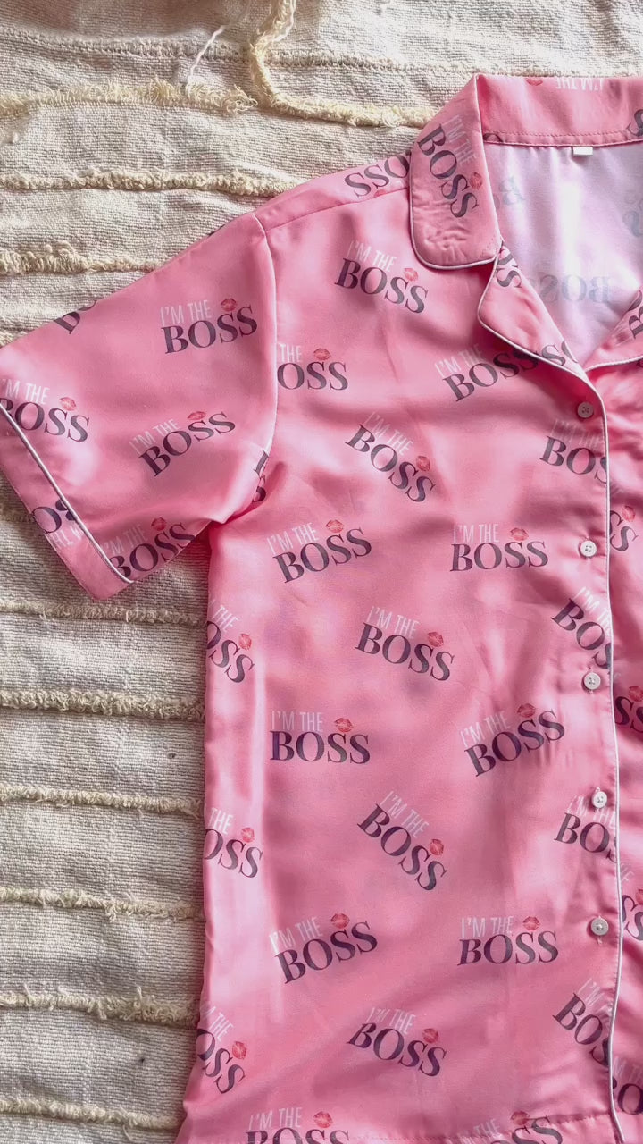 The Boss Shorts Set