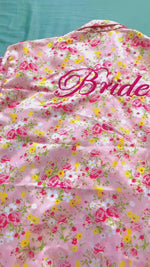 Load and play video in Gallery viewer, RoseGold Rosy Satin Pj Set  | Prepaid Orders Only
